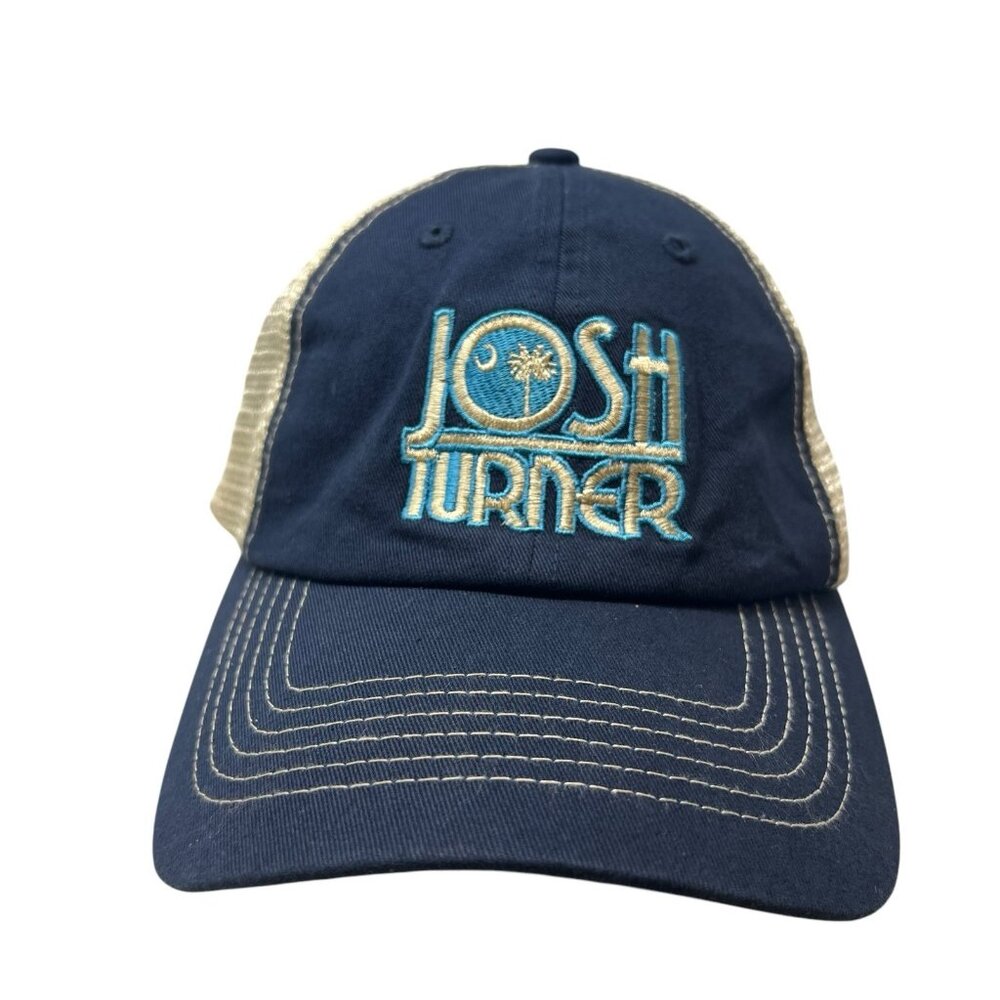 Josh Turner Hat Country Music Tour Merch Trucker Mesh Strapback Cap Logo Western